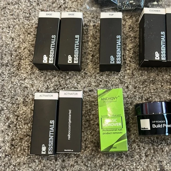 Nailboo Dip Essentials Nail Kit with Dip Powder NEW - Picture 2 of 4